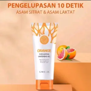 GMEELAn Ori Exfoliating Whitening Gel 50ml Perawatan Kulit Menghilangkan Sel Kulit Mati & Mencerahkan Alami Wajah Berminyak