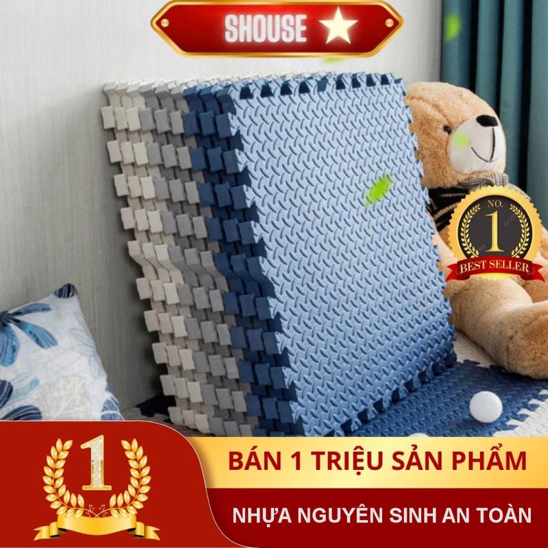 Thảm Xốp Ghép lót sàn 30x30 cm miếng dày 1cm tấm trải sàn cho bé vân gỗ gấp gọn…