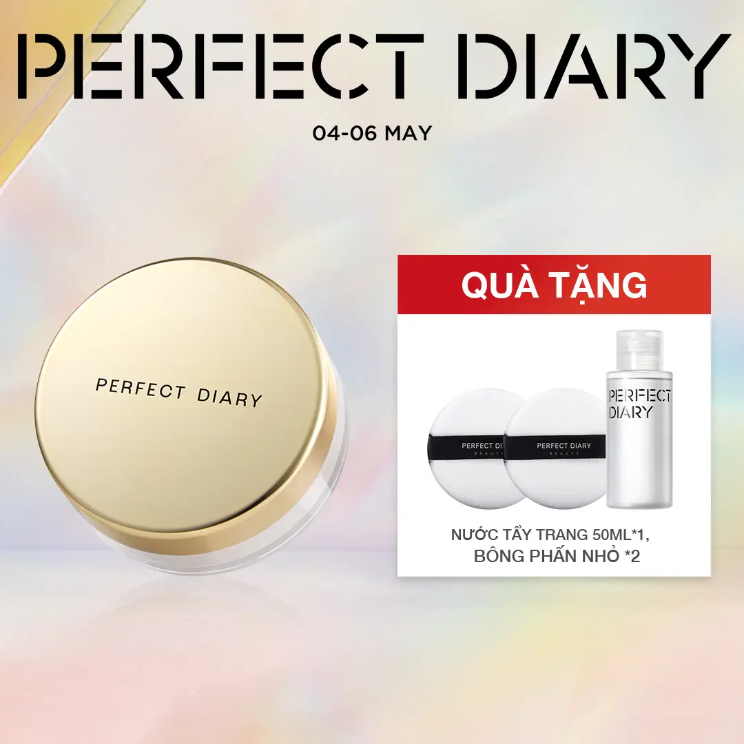 [LIVE]PERFECT DIARY Phấn phủ kiềm dầu chống thấm nước kiểm soát ,với 4 màu tùy chọn,giữ lớp nền lâu trôi,7g