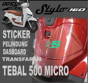 STRIPING STICKER PELINDUNG DASHBOARD DEPAN STYLO 160 TERBARU 2024 KETEBALAN 500 MICRON