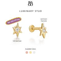 Gambar Isago Anting Wanita Berlian Luminary Single Studs - White Gold, Single (1Pc) dari Isago Jewels Kota Administrasi Jakarta Pusat 1 Tokopedia
