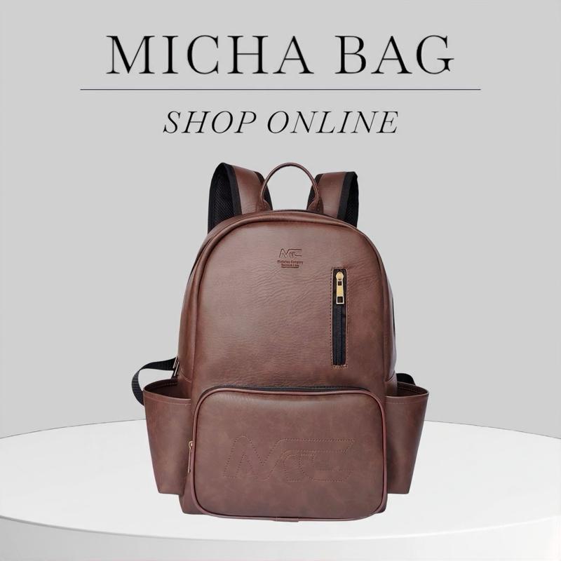 Balo Da PU Chính Hãng BL-400 KT: 38x26x13 cm, Bảo Hành 12 Tháng, Chống Sốc 6 Mặt, Đựng Laptop 14 Inch, Phù Hợp Học Sinh, Sinh Viên, Nhân Viên Văn Phòng