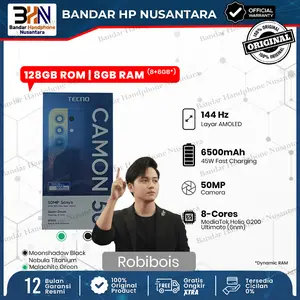 [Exclusive Robi Bois] TECNO CAMON 50 8GB+8GB*/128GB 144Hz AMOLED Mediatek Helio G200 Ultimate 45W Ultra Charging