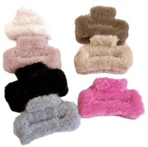 jedai rambut bulu korean style bahan premium.jepitan rambut 9cm