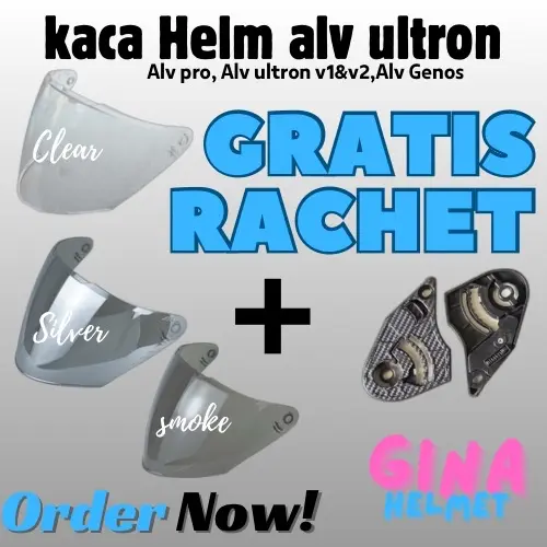 KACA + RACHET HELM ALV ULTRON PRO,ULTRON V1&V2, ALV GENOS