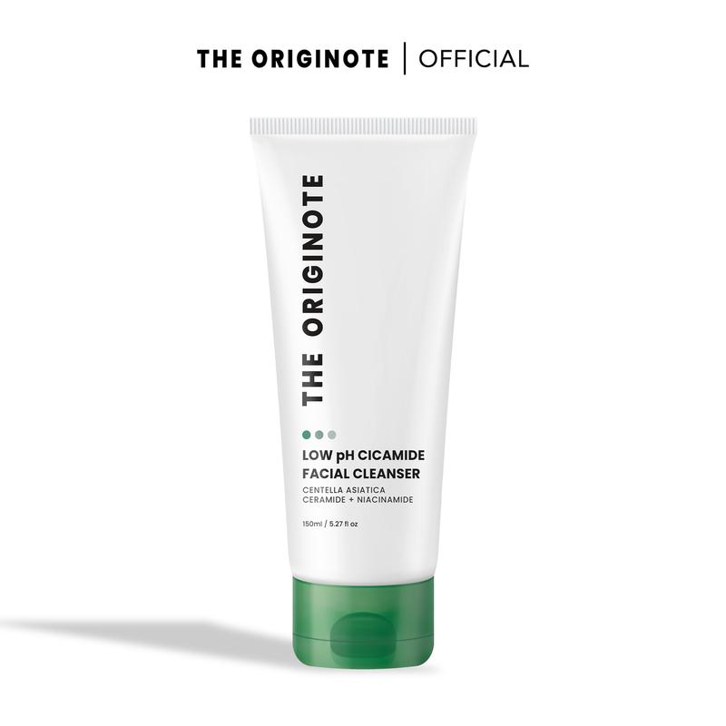 The Originote Bundle 3in1 Basic Skincare - Micellar Water + Moisturizer + Facial wash 150ml Membersihkan dan Mencerahkan Wajah Cleanser Hyalucera 3