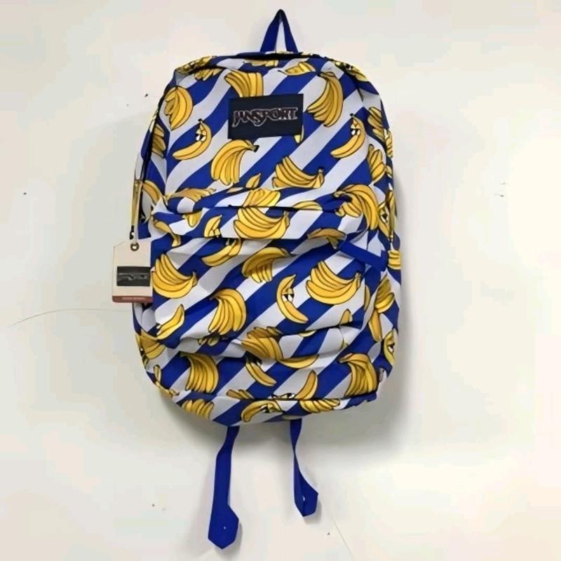 Tas Ransel Jansport Banana Sekolah Pria Wanita D300 Ringan dan Tahan Lama - Backpack 0