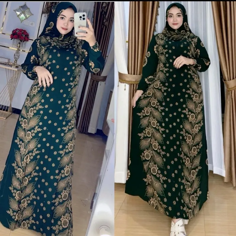 Gamis Set Hijab Petir/padi Setorjoan 1