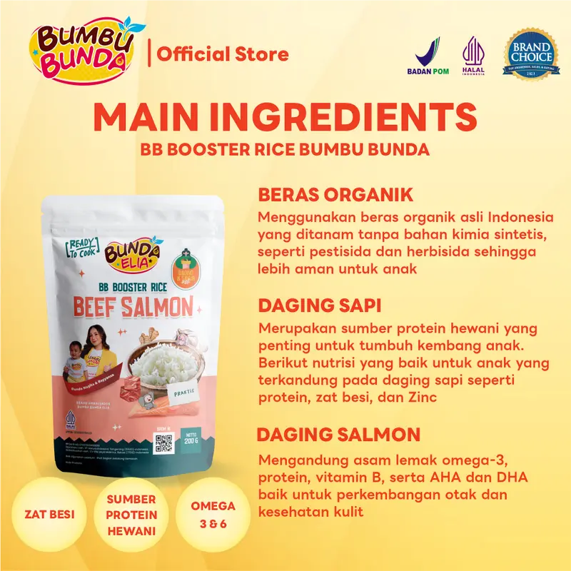 Bumbu Bunda Elia Beras Siap Masak 200 g 6