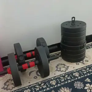 [READY] TrailTop Set Dumbbell 20KG Peralatan Fitness Barbel dengan Perlindungan Lingkungan