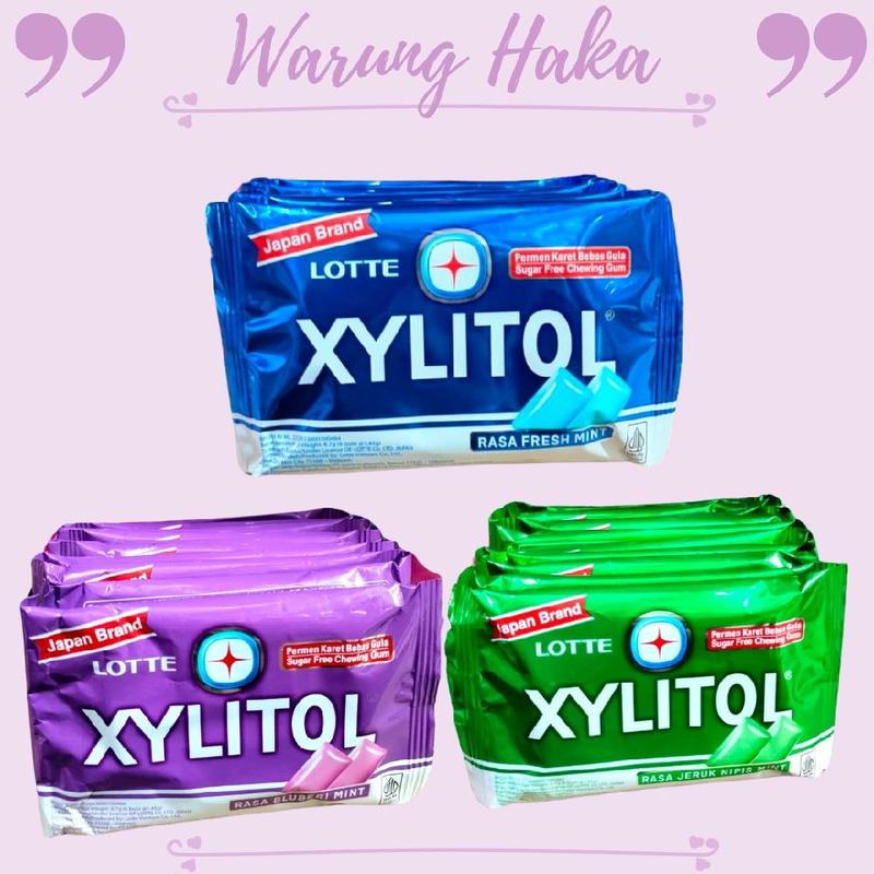 ( 1rcg ) Xylitol 8,9 gr x 10 sachet ada xylitol rasa jeruk nipis mint ...