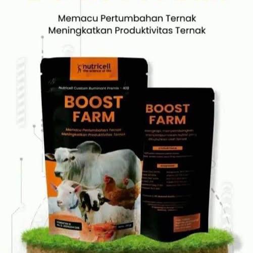 Nutricell Boost Farm Nutrisi Ternak untuk Sapi, Kambing, dan Domba 6