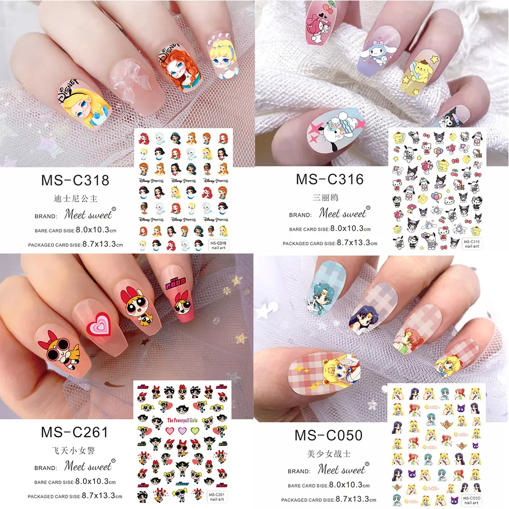 BB Stiker Kuku Nail Art Sticker SANRIO series