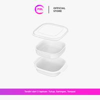 Gambar POL - Food Kontainer Plastik Kotak Penyimpanan Makanan Saringan Serbaguna - 1 pc dari pol perabot online Kab. Tangerang 5 Tokopedia