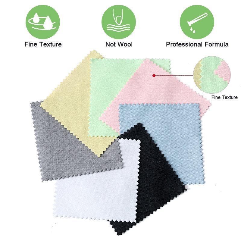 Product Introduction of 10pcs Silver Polishing Cloths Jewelry Cleaning Cloth Soft Clean Wipes Non Toxic Tarnish Remover for Jewelry Coins Watcch Camera Cleaner 17