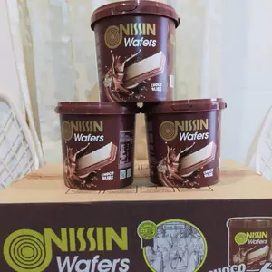 Nissin Wafers Choco Bliss 240g Kaleng / Timba wafer