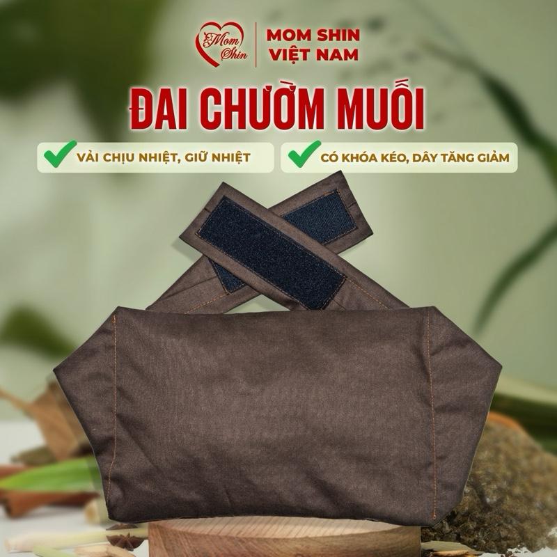  Đai Chườm Muối MOM SHIN | Đai vải riêng mua dùng kèm với Muối Chườm Bụng Sau Sinh | Đai Vải Chịu Nhiệt Có Khóa Kéo - Đai Hỗ Trợ Cho Mẹ   Phụ Nữ Sau Sinh Shop Mẹ Shin Min Gin Voi Kem ÁO 