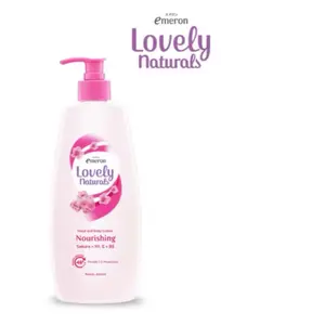 Emeron Lovely Naturals Lotion Tangan dan Tubuh Nourishing Sakura + Vit E + DS 400ml