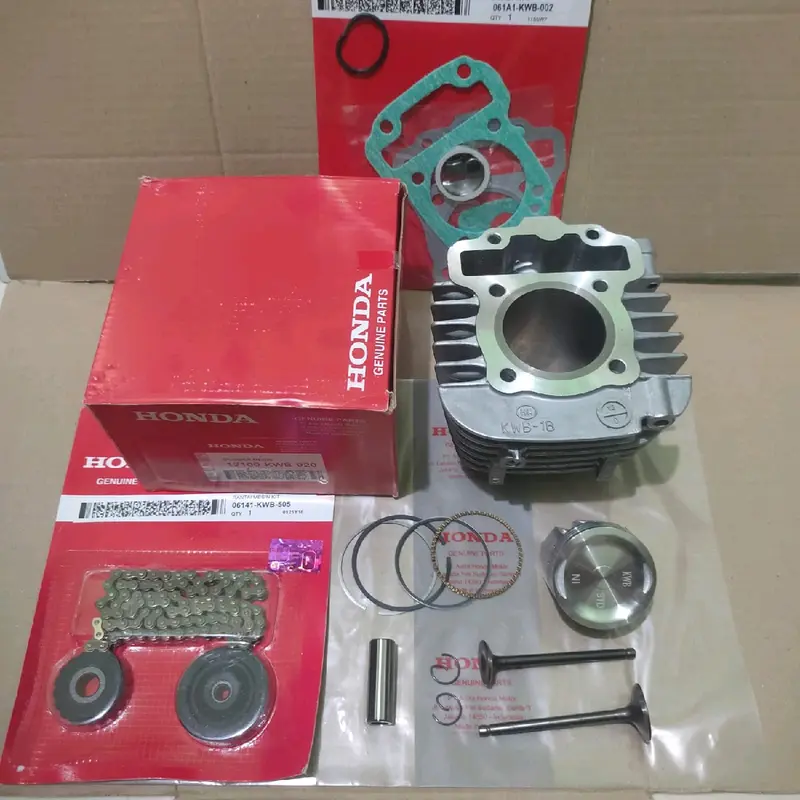 Blok seher KWB komplit klep set+rantai keteng Honda Blade/Revo 110/Revo absolut 2