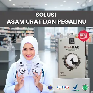 [2pcs] Dilamax Susu Kambing – Membantu Meredakan Asam Urat, Rematik, dan Nyeri Sendi Secara Alami (210gr)