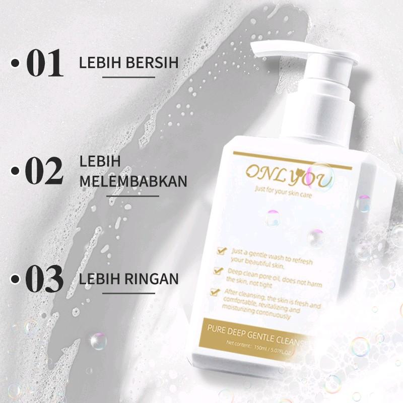 ONLYOU 5X Amino Facial Wash /Anti Acne/ Brightening /Hydrating/ Gentle Cleanser Mencerahkan Perawatan Wajah 1
