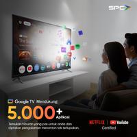 Gambar SPC GOOGLE TV 65 INCH ST65 QLED - 4K UHD – Dolby Audio | Google Assistant | Frameless | Ultra Slim | Digital TV - TV + BUBBLE + PETI KAYU dari SPC Indonesia Kota Administrasi Jakarta Utara 3 Tokopedia