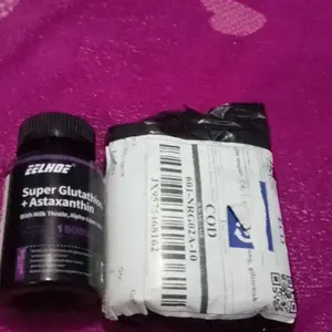 EELHOE 120 Kapsul Suplemen Glutathione DenganAstaxanthin 1500 Mg, Suplemen Antioksidan Ganda YangMendukung Kesehatan Otak, Energi, Dan Sendi - Shop