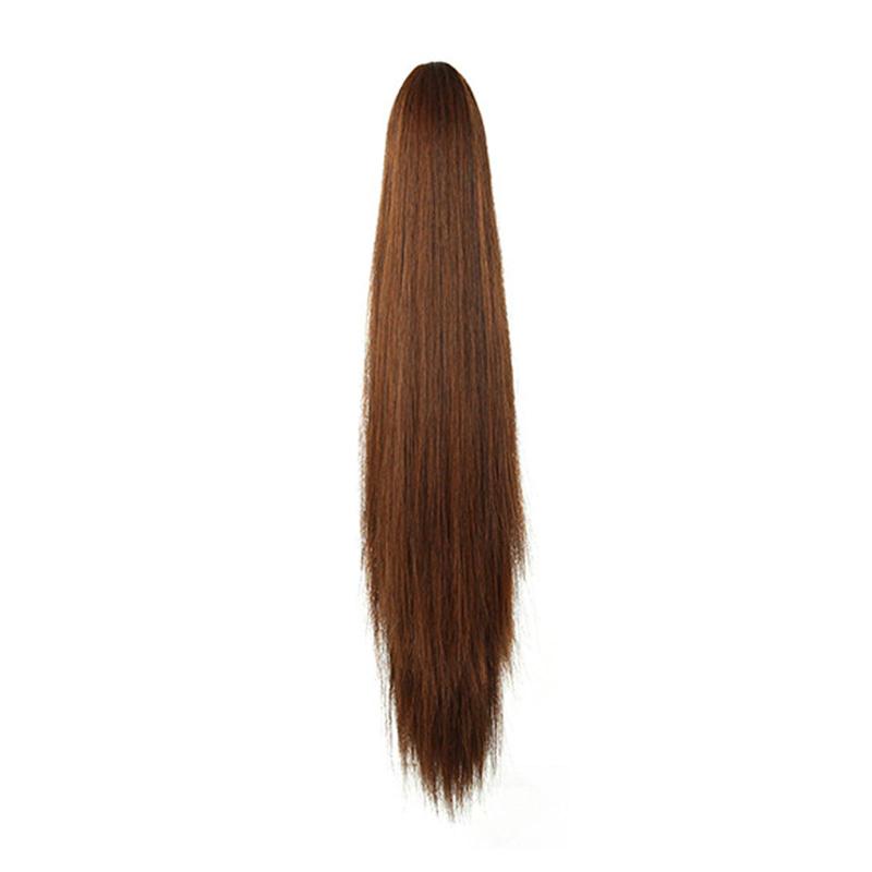 Product Introduction of High Ponytail Hair Clip Long Straight Hair Extensions Wig 23