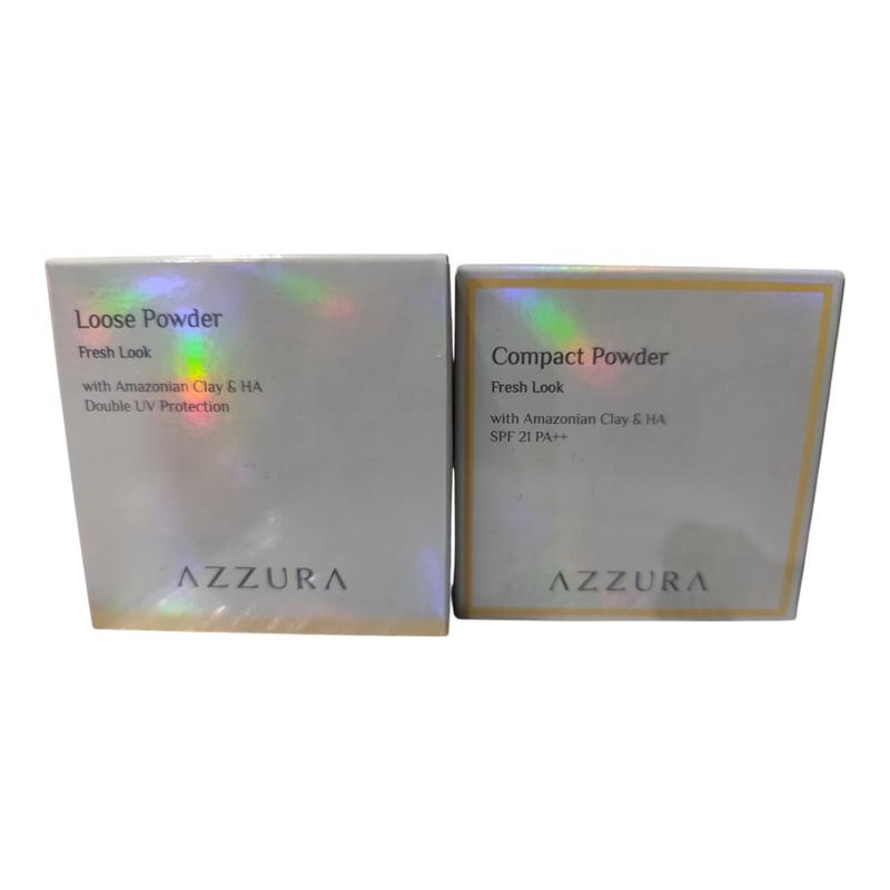 AZZURA Loose Powder 02 NATURAL Bedak Tabur Fresh Look Wajah Compact 0
