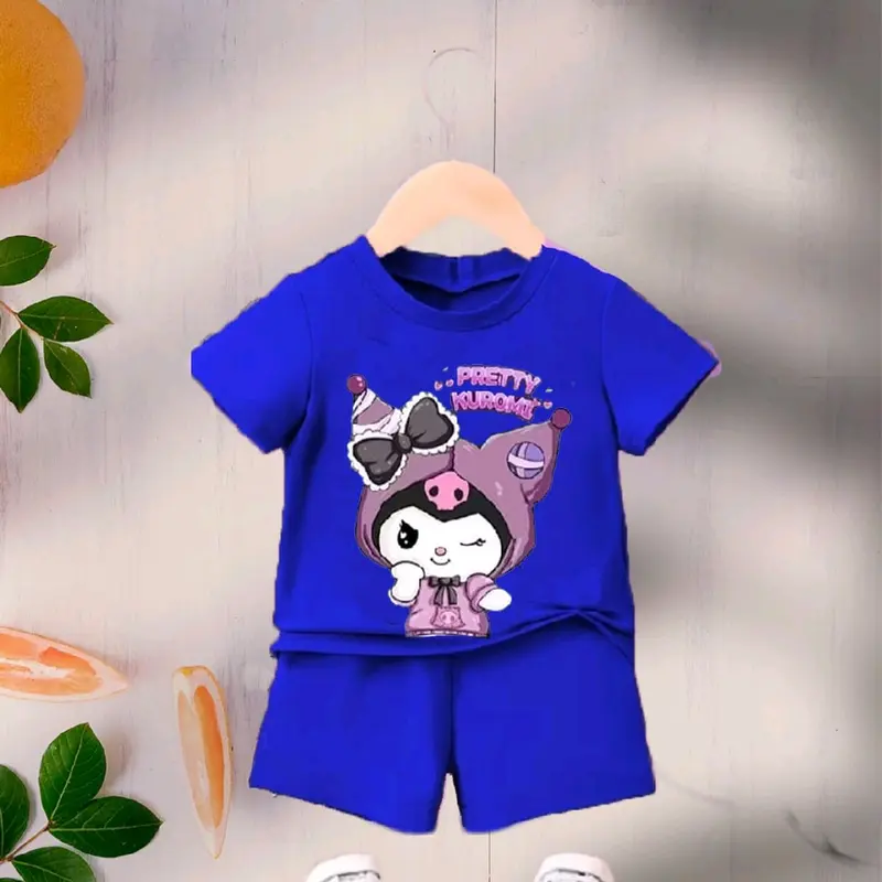 Baju setelan anak cewek cowok cotton combed/pakaian anak perempuan/fashion anak usia 4-11 tahun 3