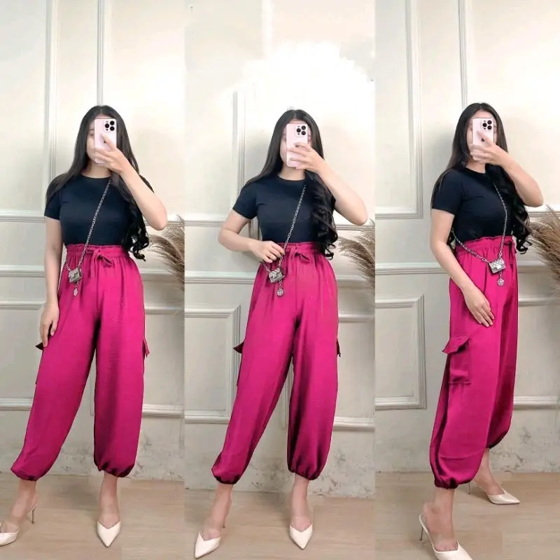 BERKAH JAYANA Jogger Pants Crinkle Airflow Sport 4