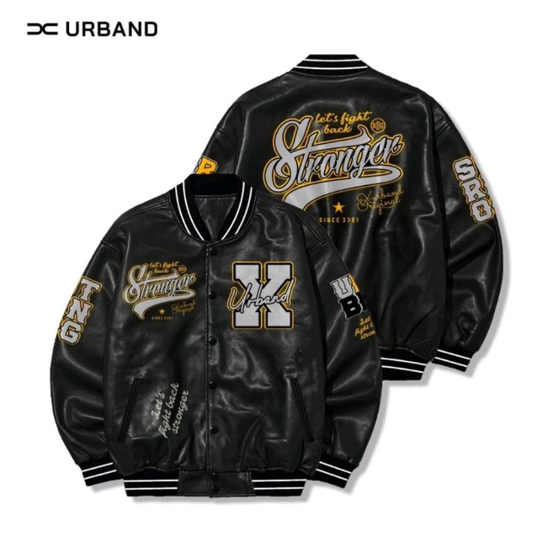 Product Introduction of X urband absolute jaket kulit sintetis varsity unisex Bomber university lets fight stronger Gudang jaket store 2