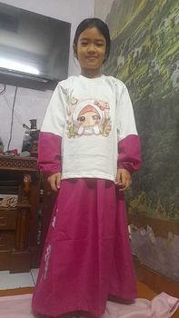 Product Review of Setelan Rok Dan Baju Anak Perempuan Bahan Cringcel Buat Usia 3-12 Tahun from Y**e 0