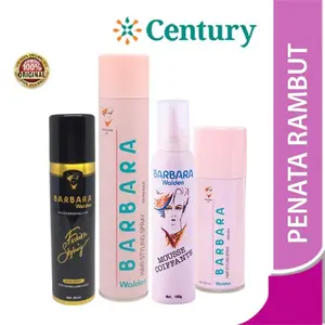 PROMO BARBARA HAIR SPRAY EXTRA HOLD 280ML & 150ML / BARBARA MOUSSE COIFFANTE 180GR / BARBARA WOLDEN HAIR