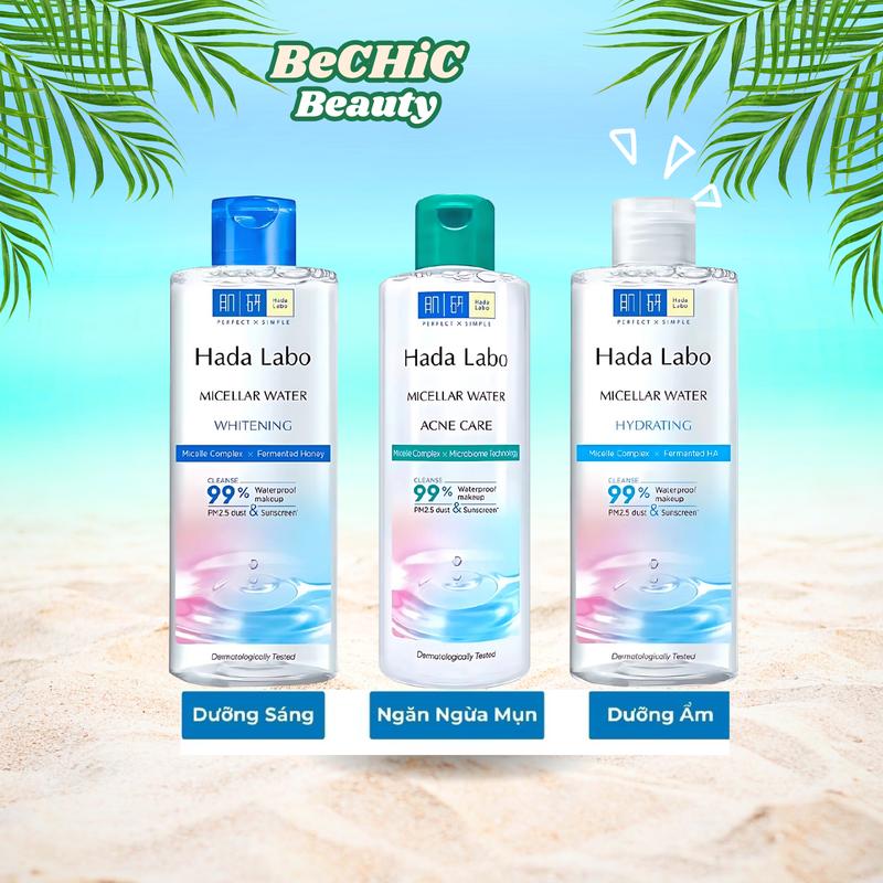  Nước Tẩy Trang Sạch Sâu HADA LABO Dưỡng Trắng Hoặc Dưỡng Ẩm Micellar Water 240ml 