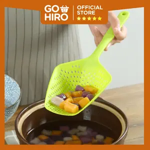 Sendok Saringan Mie Serbaguna / Penyaring Kuah Sendok / Tirisan Jumbo / Tirisan Dapur Tahan Panas