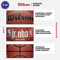 Gambar 6.6 Mega Sale | Wilson JR NBA Fam Basketball Logo Bola Basket Indoor/Outdoor Bahan Polyurethane Size 7 - WZ2018401XB7 dari Wilson Indonesia Official Shop Kota Bekasi 3 Tokopedia