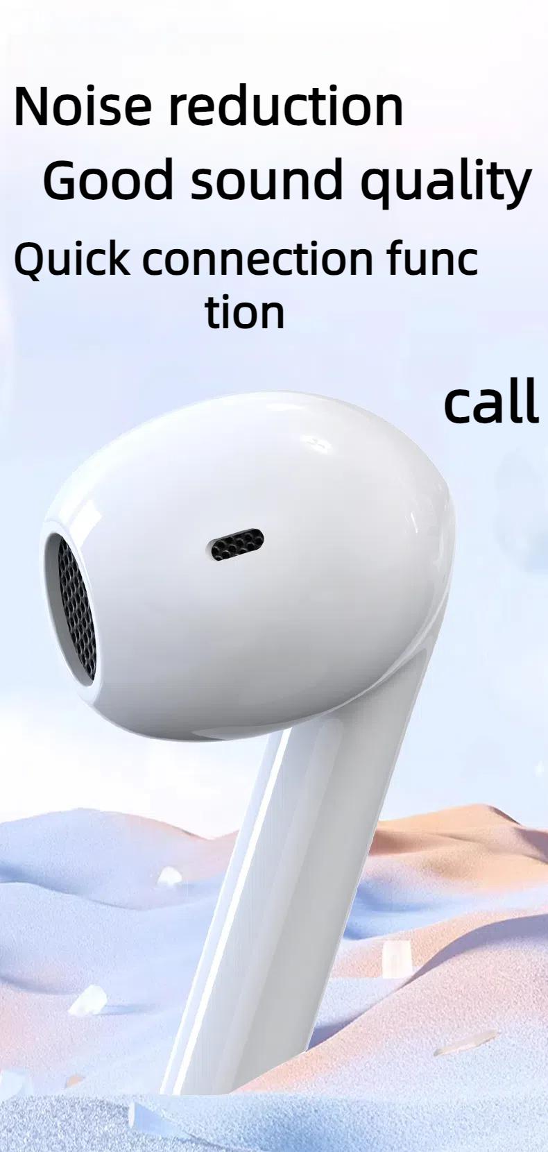 Product Introduction of 2024 New True Wireless  Headset, Comfortable, Sports, Noise Reduction, Good Look, Long Battery Life, Sports, Game Calls, Unisex, ISO, Android Universal 2
