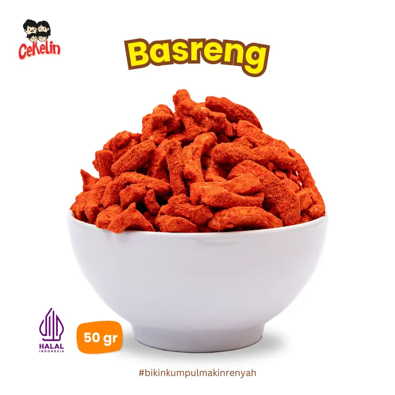 CEKELIN Cemilan Paket Bundling 6pcs Makaroni Mie Lidi Basreng Keripik Tempe Pilus Kerupuk Seblak  Snack Cemilan Murah Gratis Ongkir 6