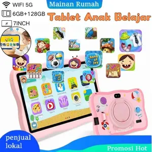 【Local Delivery】(6GB+128GB) Tablet Anak Baru 7 inch/Tablet Antiradiasi Anak /Tablet Belajar Anak/Tablet Android Anak /Tablet Study anak/2Camera/Tablet belajar/ hiburan kantor tablet