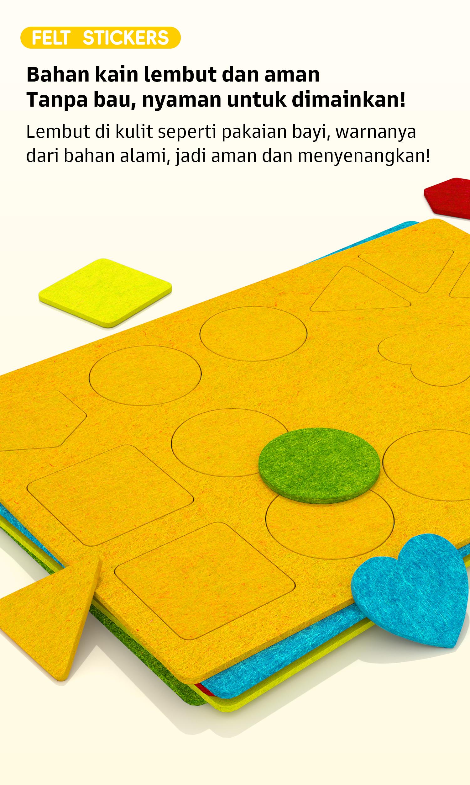 Pinwheel Felt Sticker DIY Mainan Edukasi Anak Stiker Busa Lembut Berwarna Kreatif Untuk Usia 3 Tahun Ke Atas