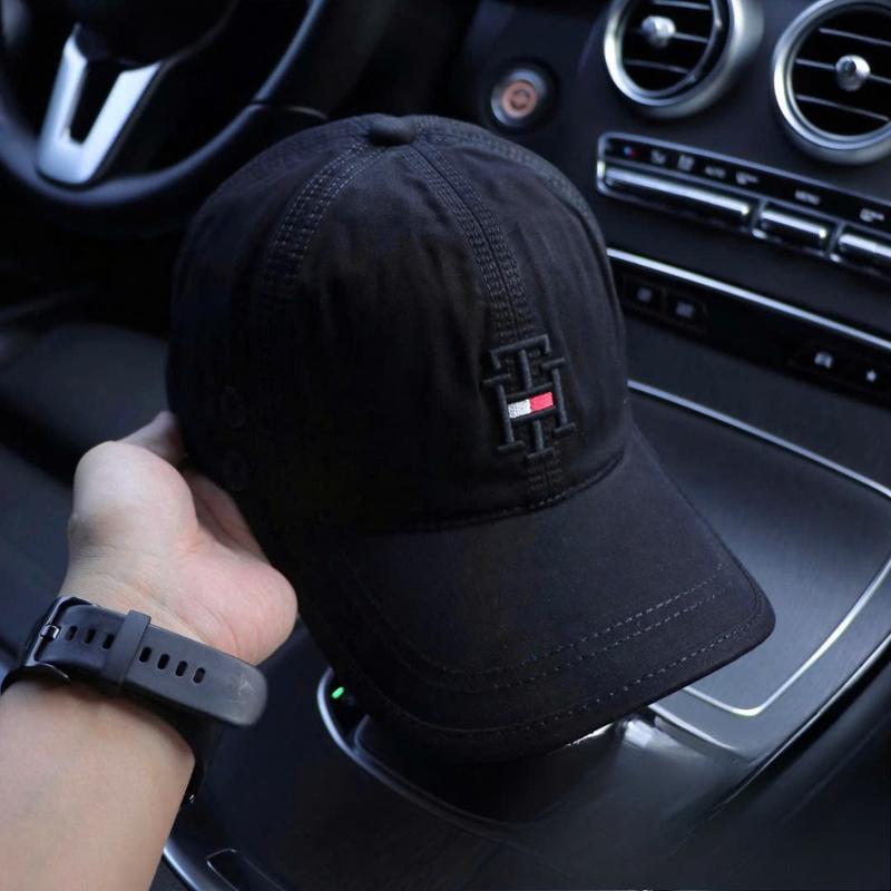 Hàng VNXK Nón kết mũ lưỡi trai Thêu Chữ TH vải Kaki 2 lớp đẹp Form chuẩn Ảnh thật