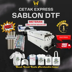 Jasa Percetakan Sablon DTF Satuan,Lusinan dan Meteran/Jasa Sablon Custom DTF