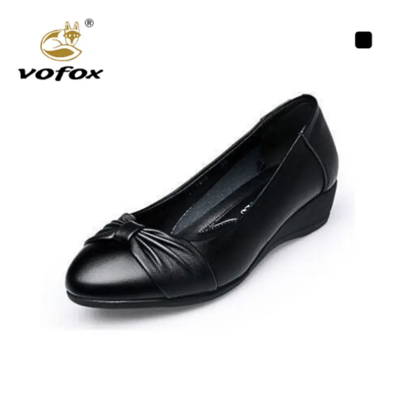 Black shoes for women with heels round toe block chunky inch