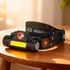 Headlamp Recharger / Senter Kepala Charger Usb / Senter Pendaki Lampu