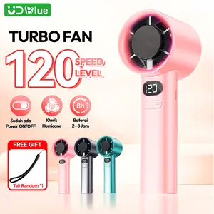 UUDBLUE Kipas 120 Level Kecepatan Angin High Speed Turbo Fan LED Battery Long Life Tahan Lama MF11