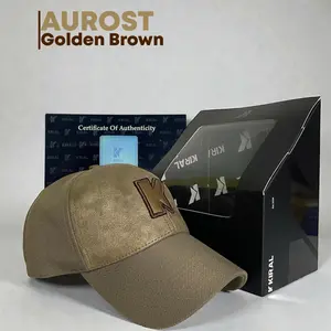 Topi KIRAL AUROST Corotex Aged Rust – Old Money Style Golden Brown