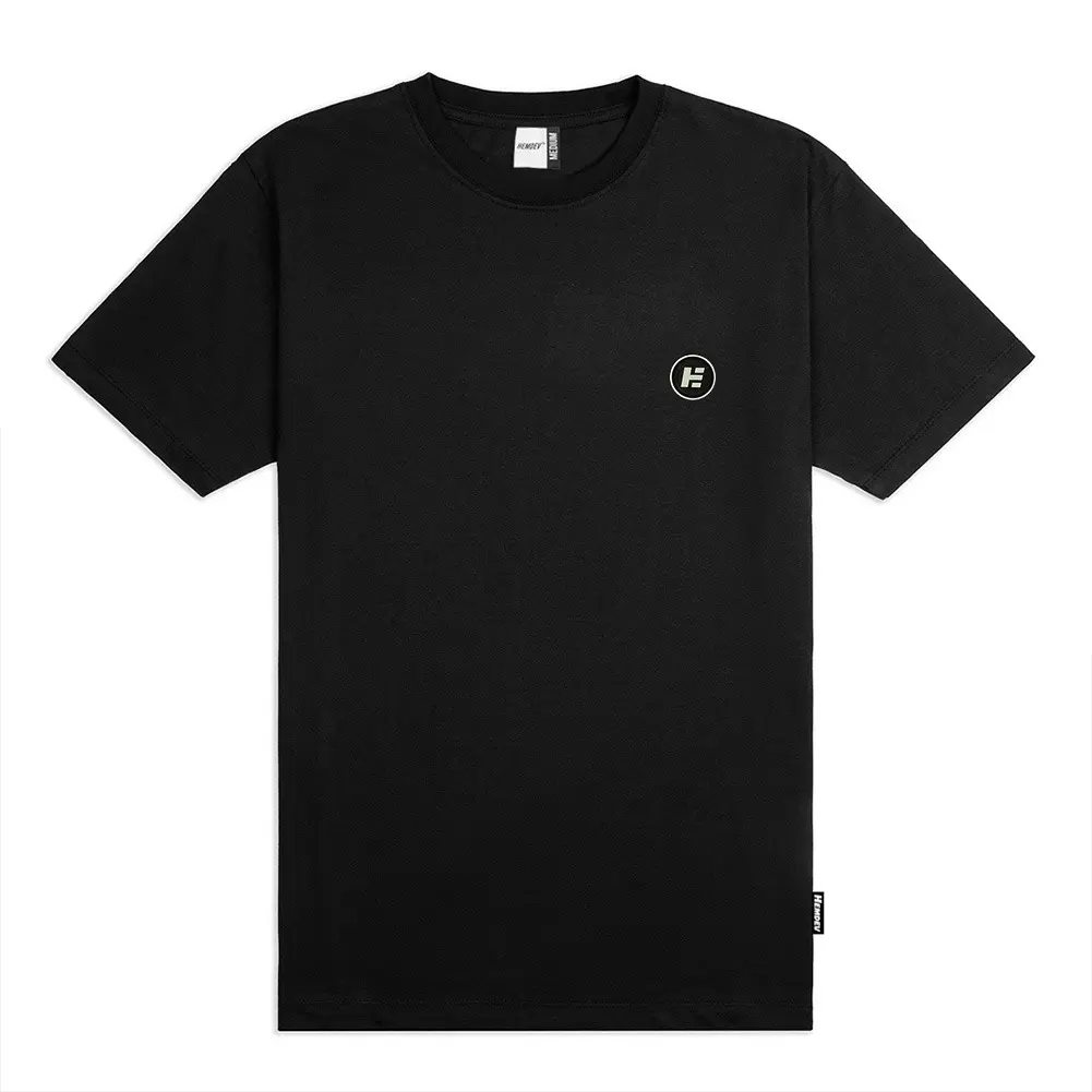 Hemdev Tshirt Fern Black Tees Katun