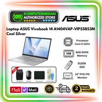 Gambar Laptop ASUS Vivobook 14  A1404VAP VIPS5851M VIPS5853M Core 5-120U RAM 8GB SSD 512GB 14″ FHD Win 11 Home + OHM 2024 + M365 dari KomputerMedan OS Kota Medan 2 Tokopedia