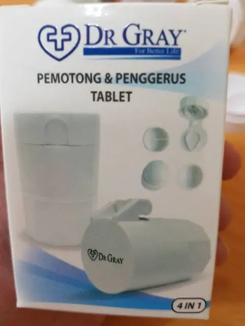 penggerus obat alat penghancur obat penggerus Pemotong tablet pill cut simpan drgray cut crush [PCB] 6